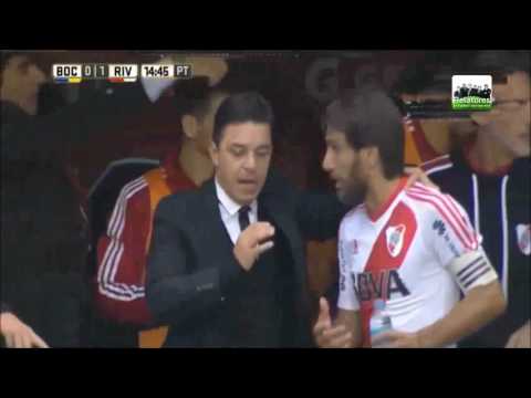 Gol de Martinez/Boca 0 - River 1 (Relato de Victor Hugo)