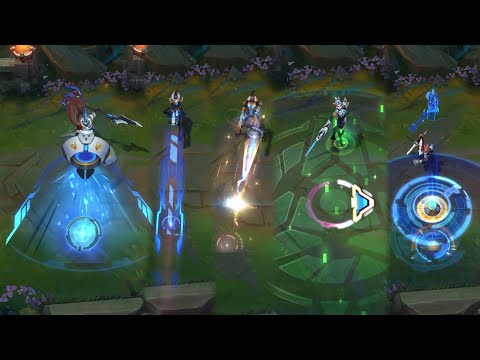 Pulsefire Ekko, Pantheon, Fiora and Lucian (+PRESTIGE!) | PBE Preview Pulsefire 2020