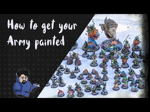 Hot Tips to get your Army Fully Painted!