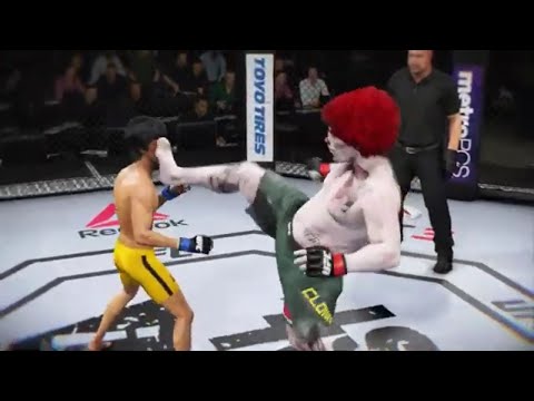 Bruce Lee vs Evil Clown (EA Sports UFC 3)