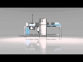 AUPW-10B 500mm 18 Plate WRAS Approved Passthrough Dishwasher With Drain Pump, Break Tank And Rinse Boost Pump Product Video