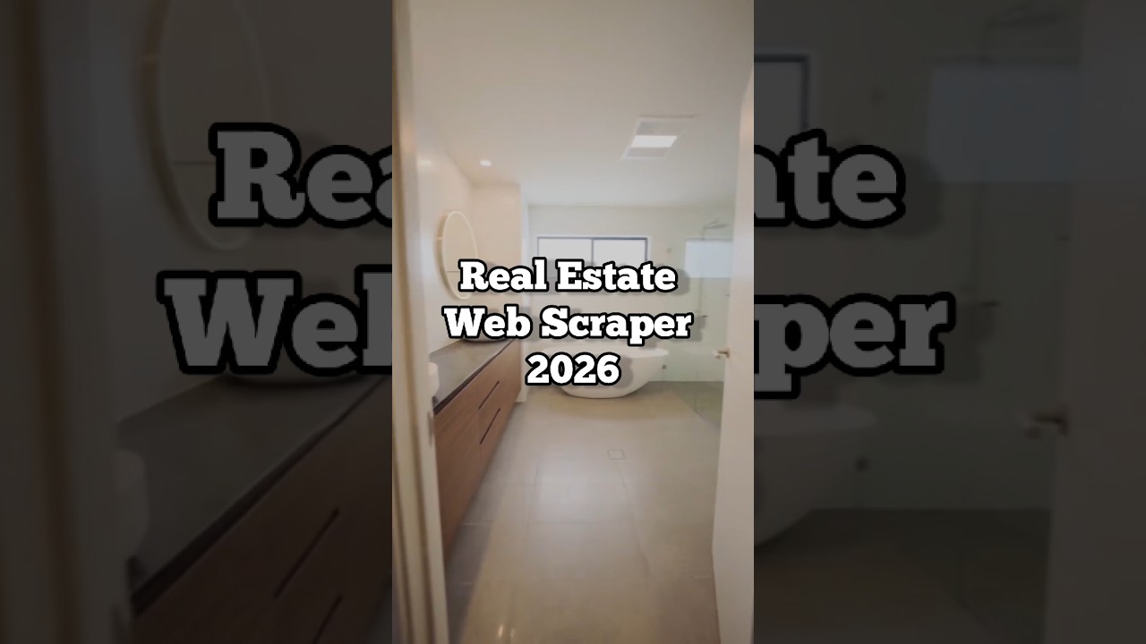 Real Estate Web Scraper 2026 demo video