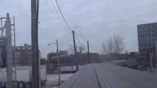 preview picture of video 'Amtrak Hiawatha 334 Dome View Milwaukee To Airport'