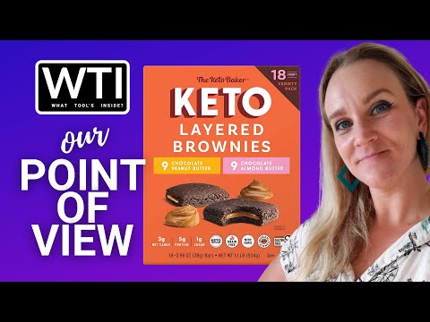 The KETO Baker Layered Brownies Snack - WTI product video review