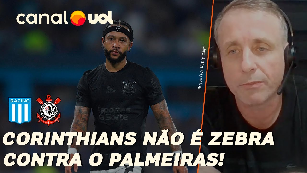 CORINTHIANS NÃO É FAVORITO CONTRA O PALMEIRAS, MAS NÃO É ZEBRA, DIZ VITÃO