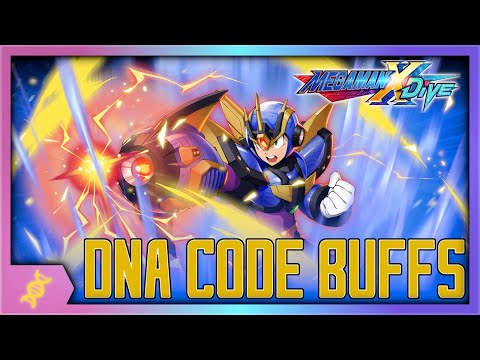 Ultimate Armor X 5* DNA Code Buffs Showcase - Mega Man X DiVE