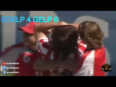 ESTUDIANTES 7  -  GIMNASIA 0 GOLEADA HISTORICA RELATOR ENOJADO