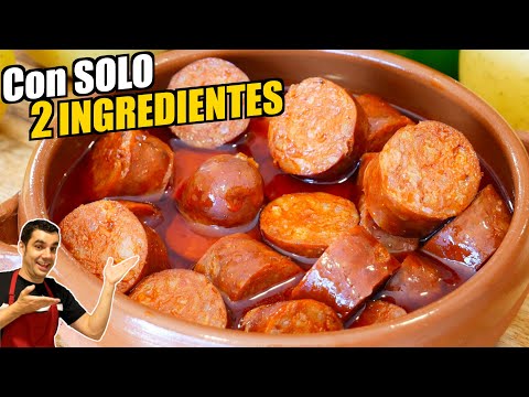 CHORIZO a la SIDRA: la receta Asturiana más fácil y deliciosa que existe 🤤👌 | Solo 2 ingredientes
