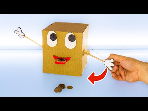 How to make a Box Eating Coin from Cardboard