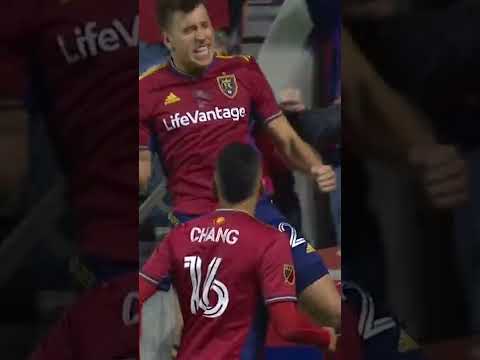No Mercy: Schmitt Megs Keeper to Give RSL the Lead #shorts