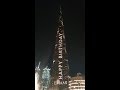 SRK Birthday | BurjKhalifa | SRK Become First Indian Who Featured on Burj Khalifa|