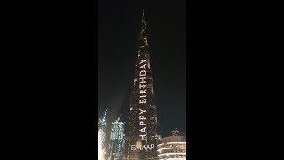 SRK Birthday | BurjKhalifa | SRK Become First Indian Who Featured on Burj Khalifa|