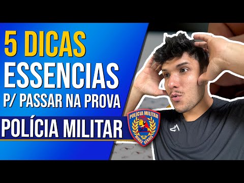 5 DICAS DE OURO PARA SER APROVADO NA PMMG 2024 (Polícia Militar MG)