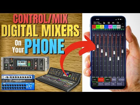 Mix/Control DIGITAL MIXERS From Your PHONE - Mixing Station App Hack