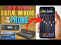 Mix/Control DIGITAL MIXERS From Your PHONE - Mixing Station App Hack