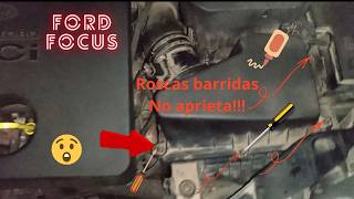 Cómo reparar roscas de plástico del filtro de aire del Ford Focus