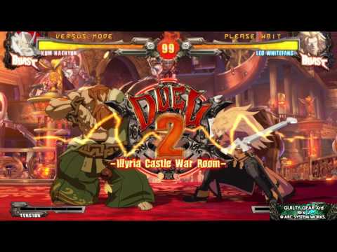 Guilty Gear Xrd REV 2 - Kum Heahyun VS Leo Whitefang