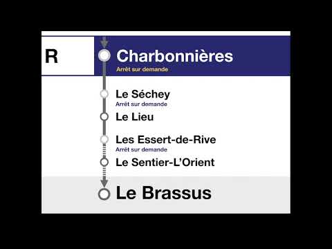 annonces CFF - Régio Vallorbe – Le Day – Le Pont – Le Sentier-L'Orient – Le Brassus