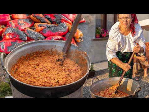 Delicious Vegetable Spread Slow-Cooked | Zacusca de vinete