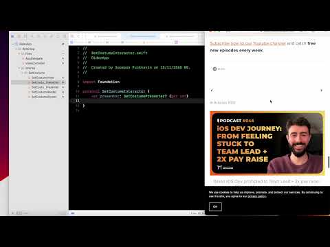 UIKit Clean Swift (VIP) Sample