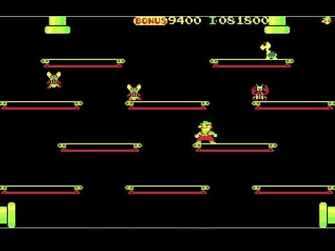 (PC-8001MKIISR) Mario Bros. Special (1984) gameplay