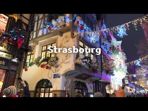 [4K] 🇫🇷 The Capital of Christmas –Strasbourg, France 🌲🎅🏼 | A Fairytale Come to Life