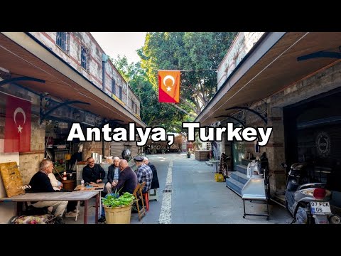 The Beautiful City of Antalya, Turkiye 🇹🇷 (4k Walking Tour)