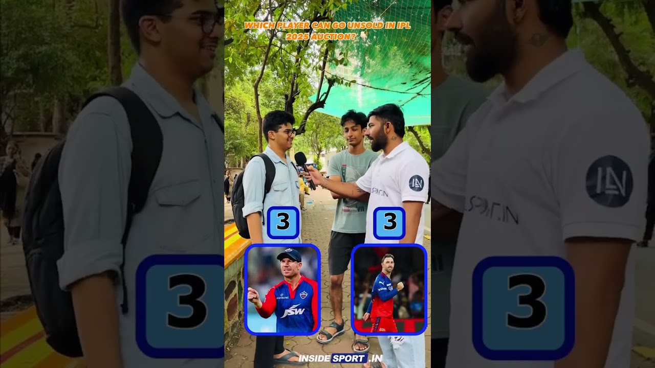 Which player can go unsold in IPL 2025 auction? 