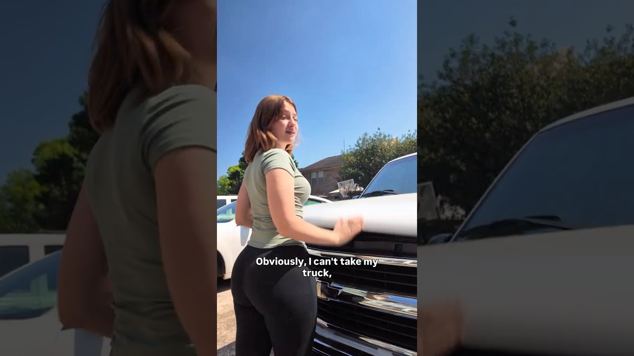 My truck needed to pee 🐕 🧯#truck #cars #mechanic #truckgirl #shorts