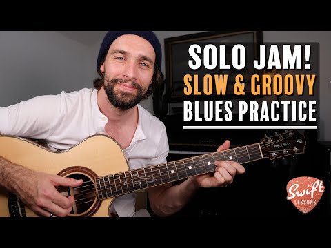 Slow & Groovy Blues Practice Routine | How to Mix Fingerstyle Licks & Rhythms!