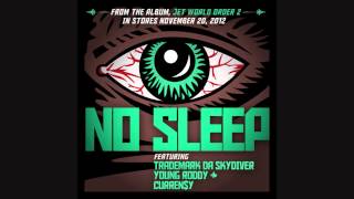Jet Life - "No Sleep" (feat. Trademark Da Skydiver, Young Roddy & Curren$y) NEW 2012