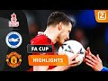 EEN KUSJE OP DE BAL VOOR DE OVERWINNING! ?? | Brighton vs Man United | FA Cup 2022/23 | Samenvatting