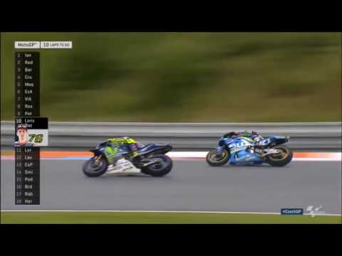 MotoGP Brno 2016  Increible Valentino Rossi El grande..!!