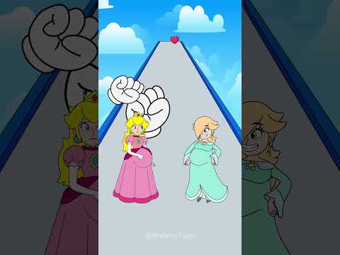 Baby or Food Run Princess Peach and Rosalina