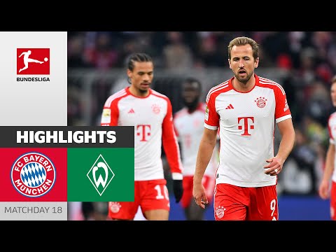 FC Bayern München - SV Werder Bremen 0-1 | Highlights | Matchday 18 – Bundesliga 2023/24