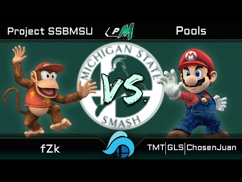 ProjectSSBMSU Project M Pools - fZk (Diddy) vs. TMT | GLS | TheChosenJuan
