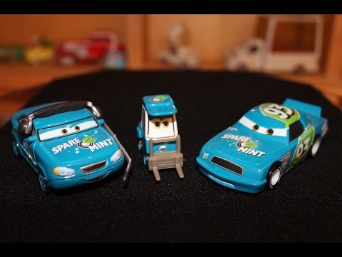 Mattel Disney Cars Piston Cup Team Spare Mint (Ernest Raykes, Piccolo Perry) Die-casts Video