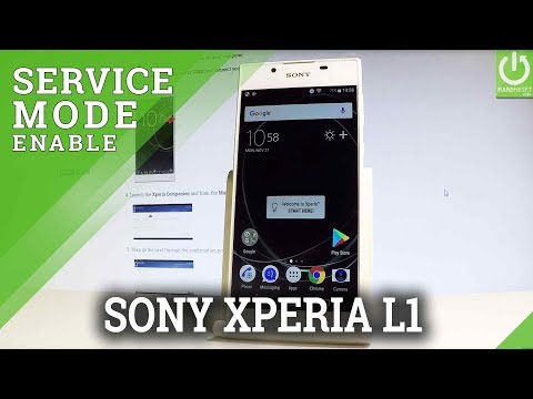 How to Use Service Mode SONY Xperia L1 G3311 - Service Menu