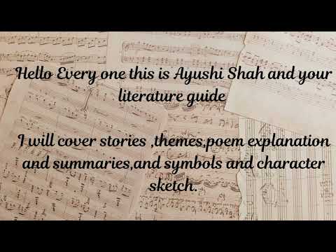 Welcome to Literature Notes by Aayushi 