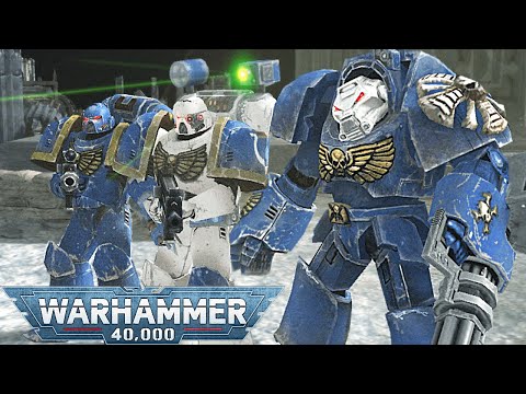 40 Ultramarines vs 1000+ Heretics! - Ultimate Mod Warhammer 40K | Men of War: Assault Squad 2
