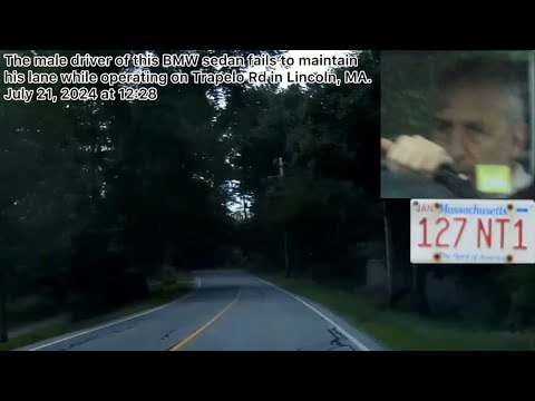 127NT1 Driver of BMW Fails to Maintain Lane in Lincoln MA