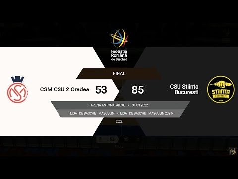 L1BM 2021-2022: CSM CSU 2 Oradea - CSU Știința București