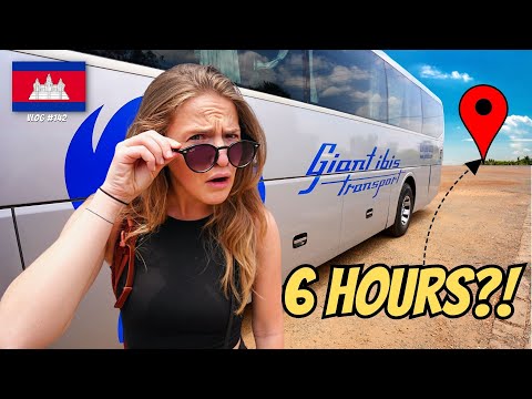6 GIỜ VƯỢT QUA CAMPUCHIA BẰNG XE BUS... 🇰🇭 [Siem Reap para Phnom Penh]