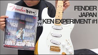 Video thumbnail for Fender Japan Exclusive Ken Experiment #1 Stratocaster by Cris Escolano