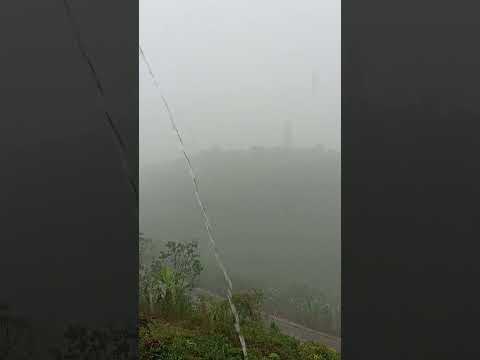 paisagem de machados Pernambuco com muita chuva