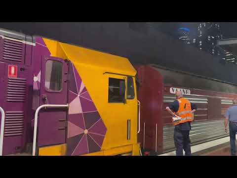 707 operations Train With Locos A66 And N453