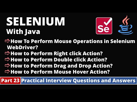 Part1 Selenium with Java Tutorial Practical Interview Questions and Answers Selenium WebDriver