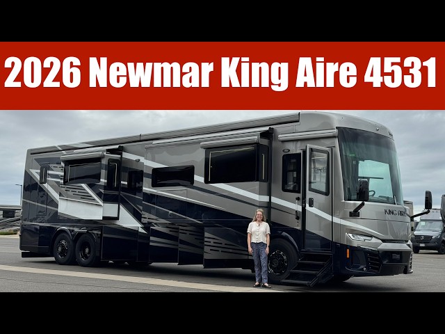 Preview image of 2026 Newmar King Aire 4531 605 Horse Power Luxury Motor Home youtube video