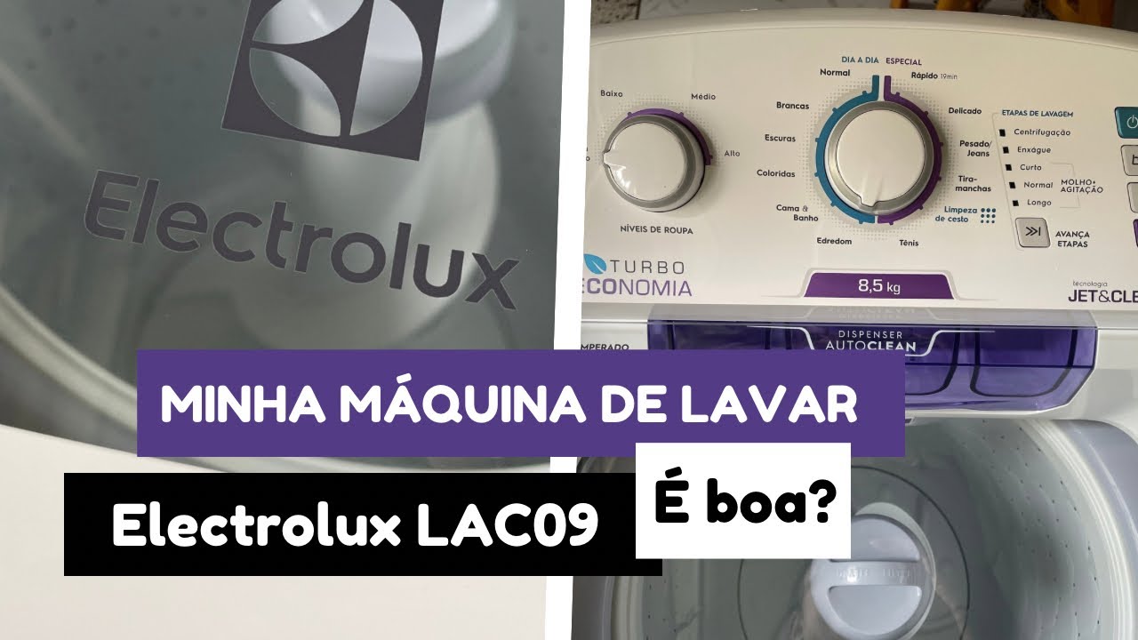 Miniatura da avaliação em vídeo de Lavadora Automática Electrolux Essential 8.5kg 220V