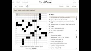 The Atlantic Crossword 02/08/2026
